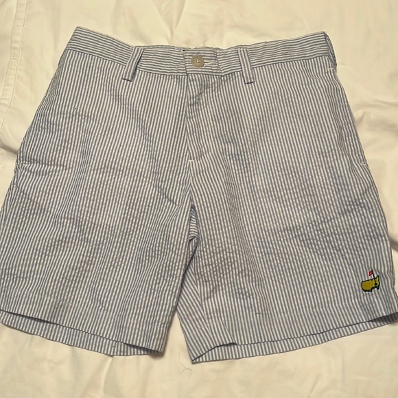 Youth size 20 seersucker golf shorts from The Masters Collection - Picture 1 of 4